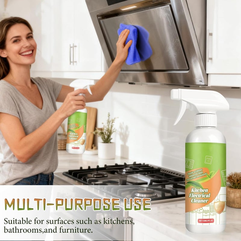 Berthg Natural Enzyme Formula to Household Appliances,Fly Clease Multi-Purpose Cleaner, Natural Enzyme Formula for Household Appliances, Multi-Purpose Cleaner for Hood, Oven, Stove & More (2) - Image 4